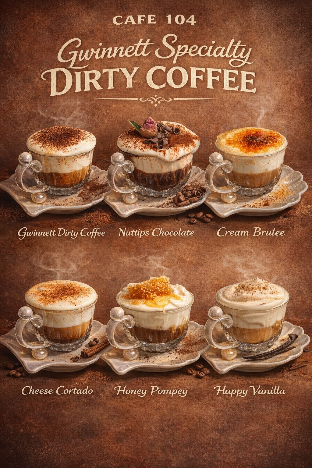 Cafe 104 food and drinks