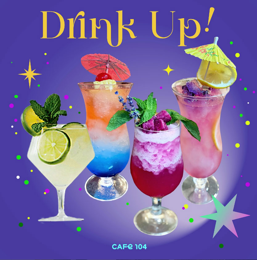 Cafe 104 food and drinks