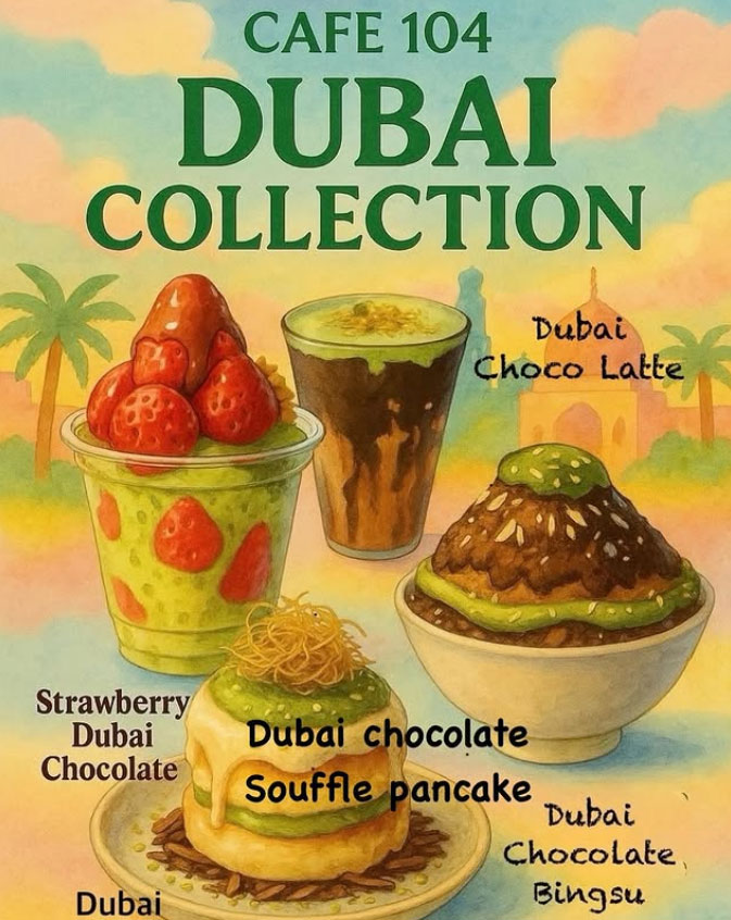 Cafe 104 food and drinks