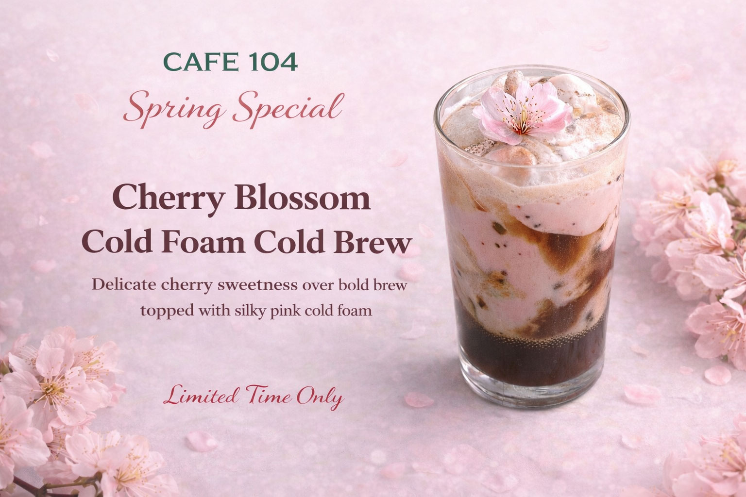 Cafe 104 food and drinks