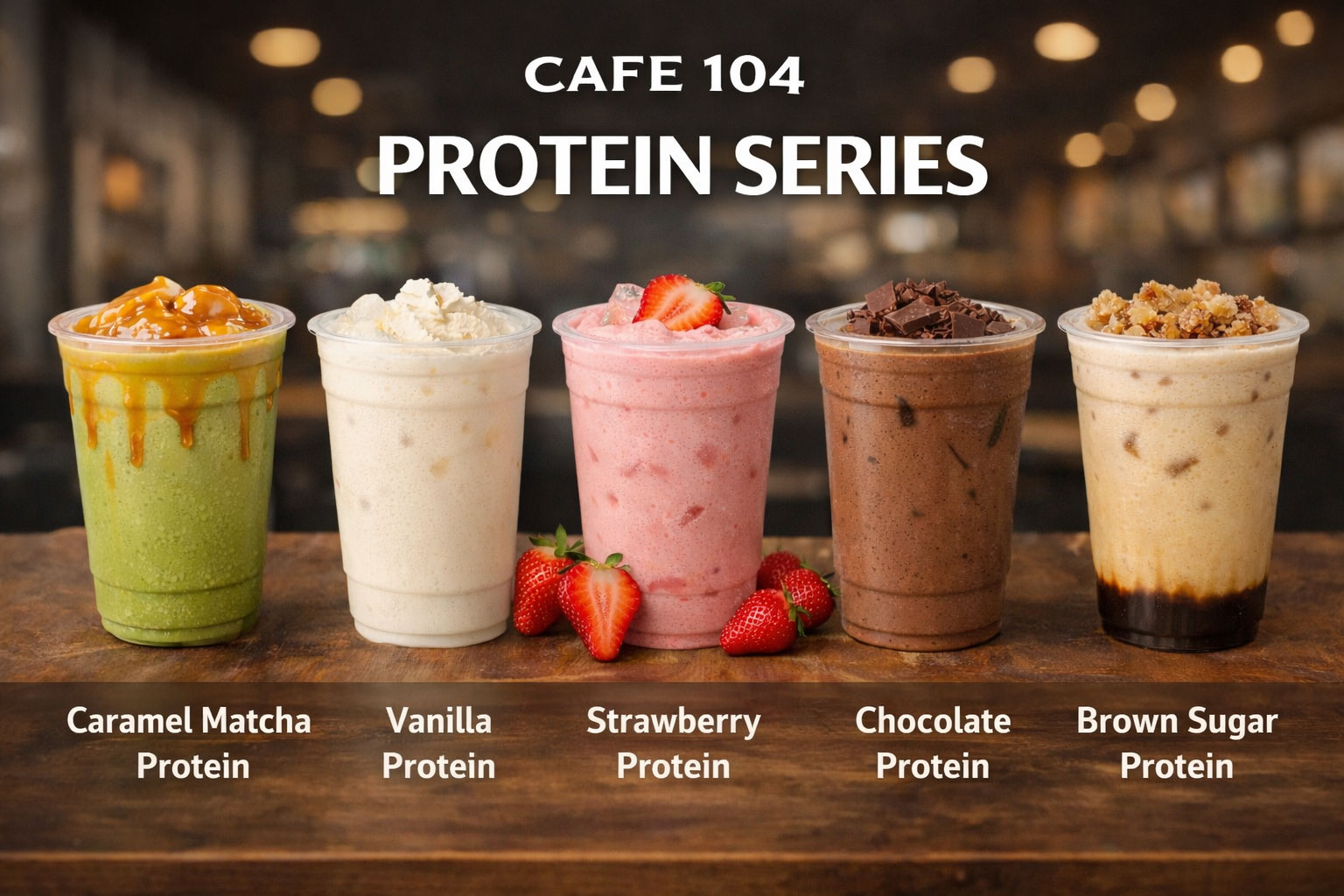 Cafe 104 food and drinks